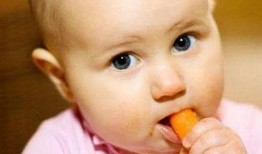 宝宝饭前吃乳瓜,营养美味助成长